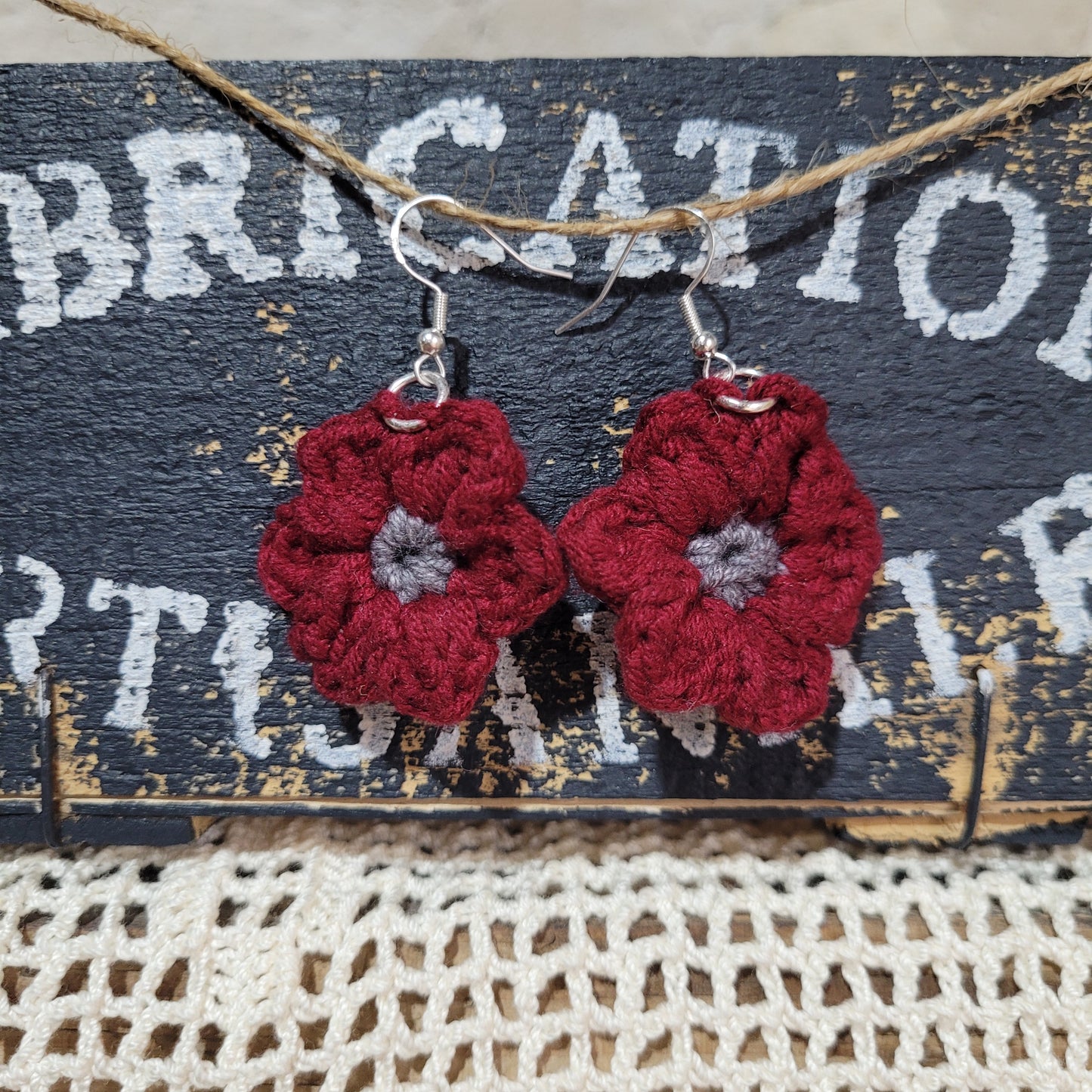 Boucles d'oreilles "fleur"