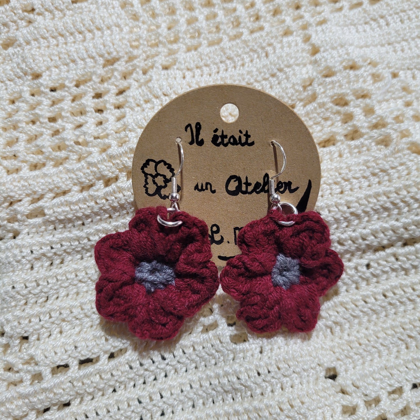 Boucles d'oreilles "fleur"