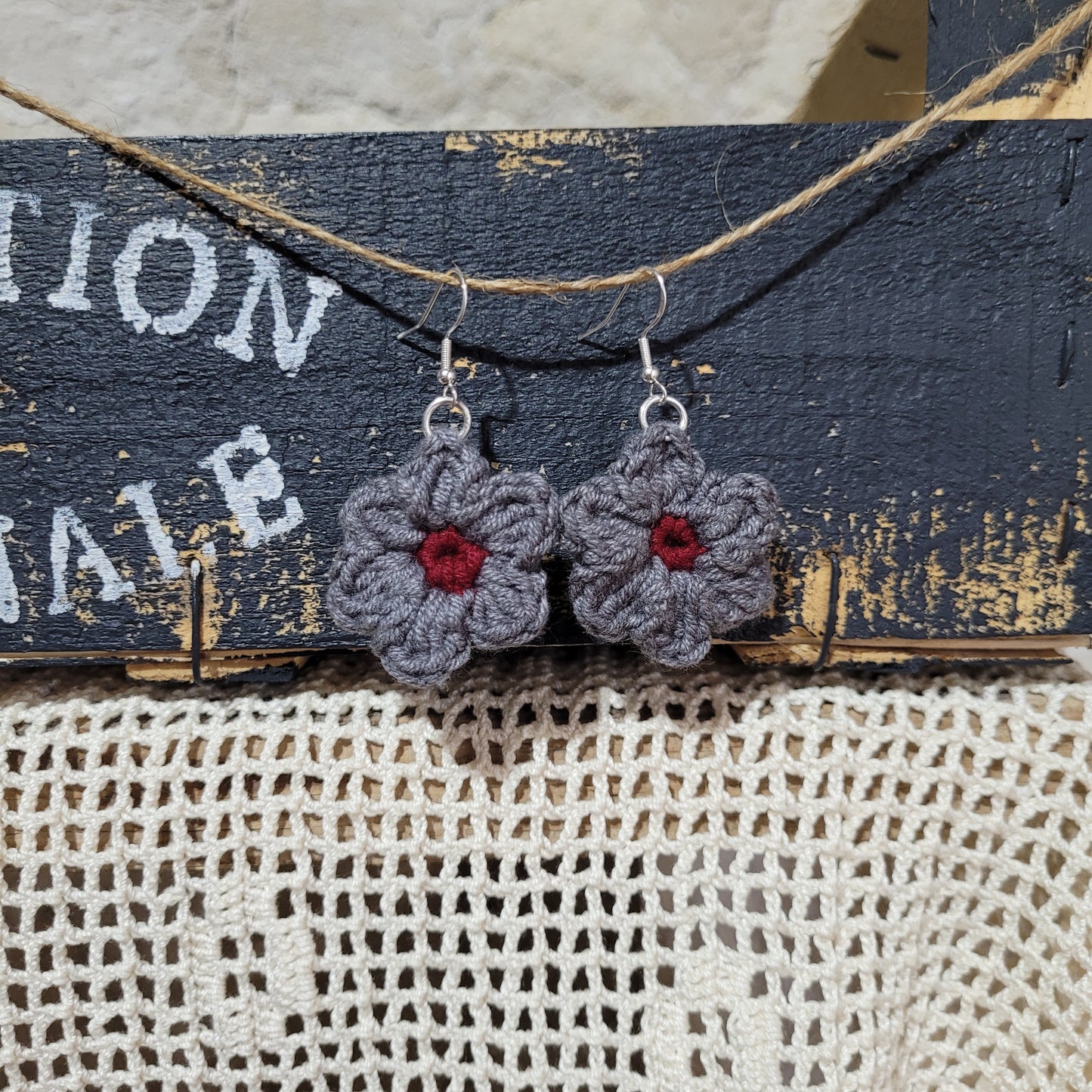 Boucles d'oreilles "fleur"