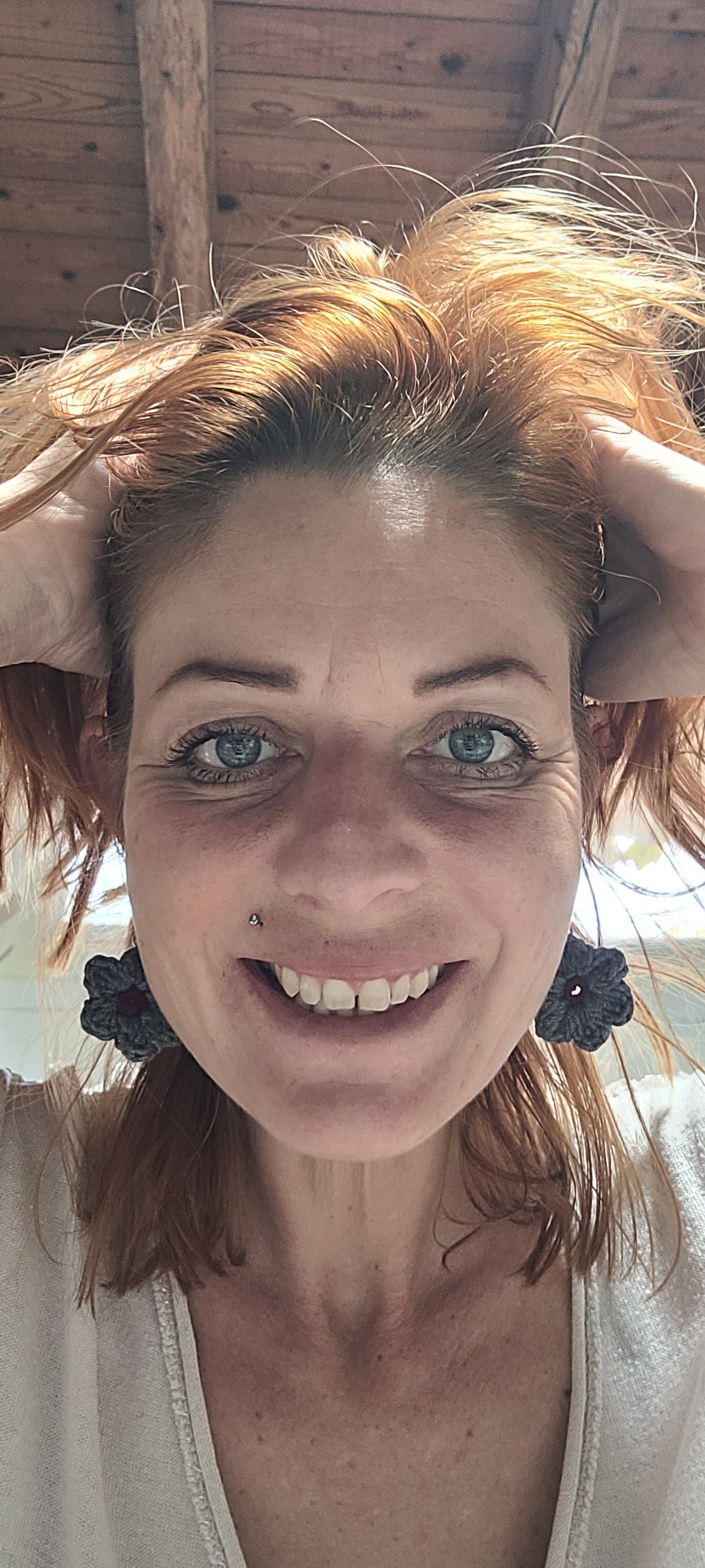 Boucles d'oreilles "fleur"