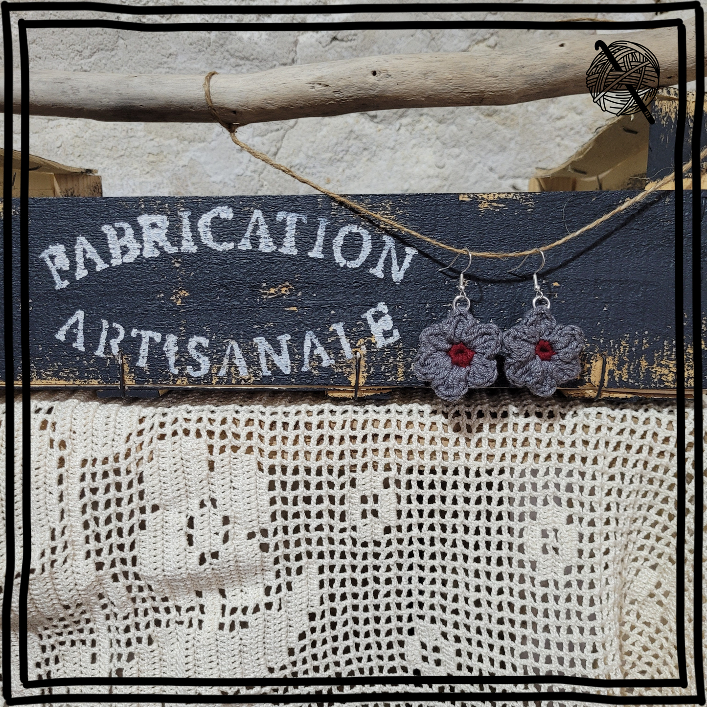 Boucles d'oreilles "fleur"