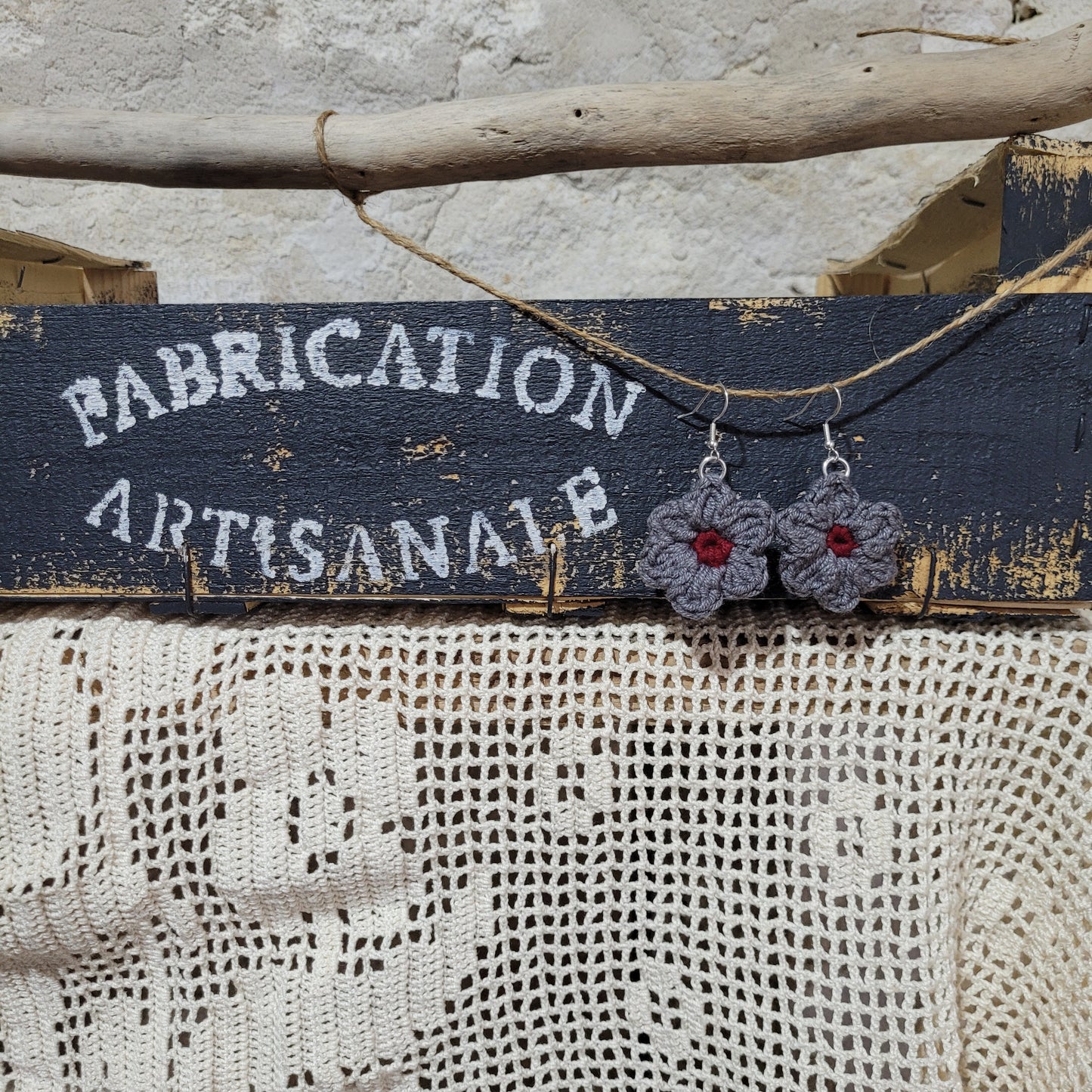 Boucles d'oreilles "fleur"