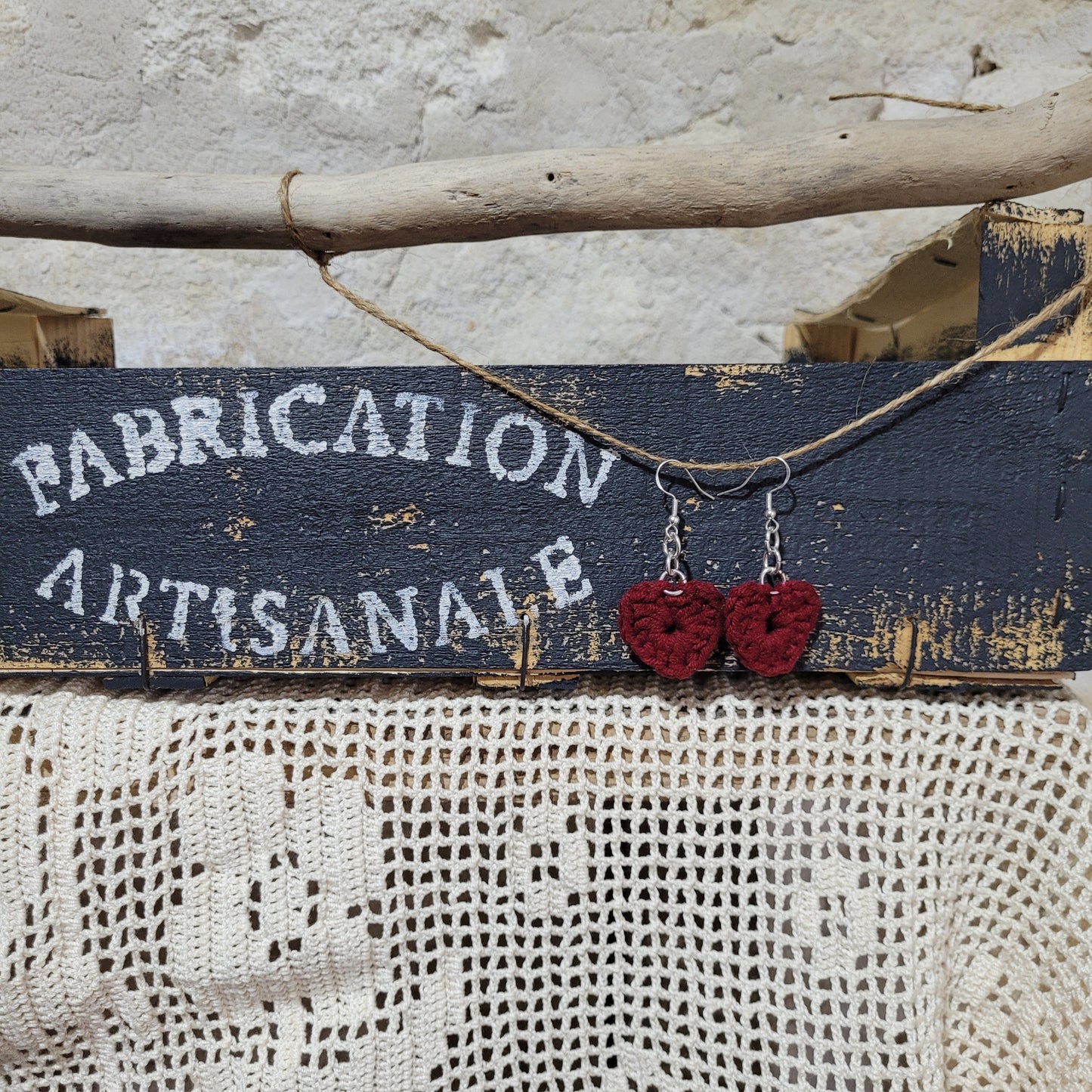 Boucles d'oreilles "coeur"