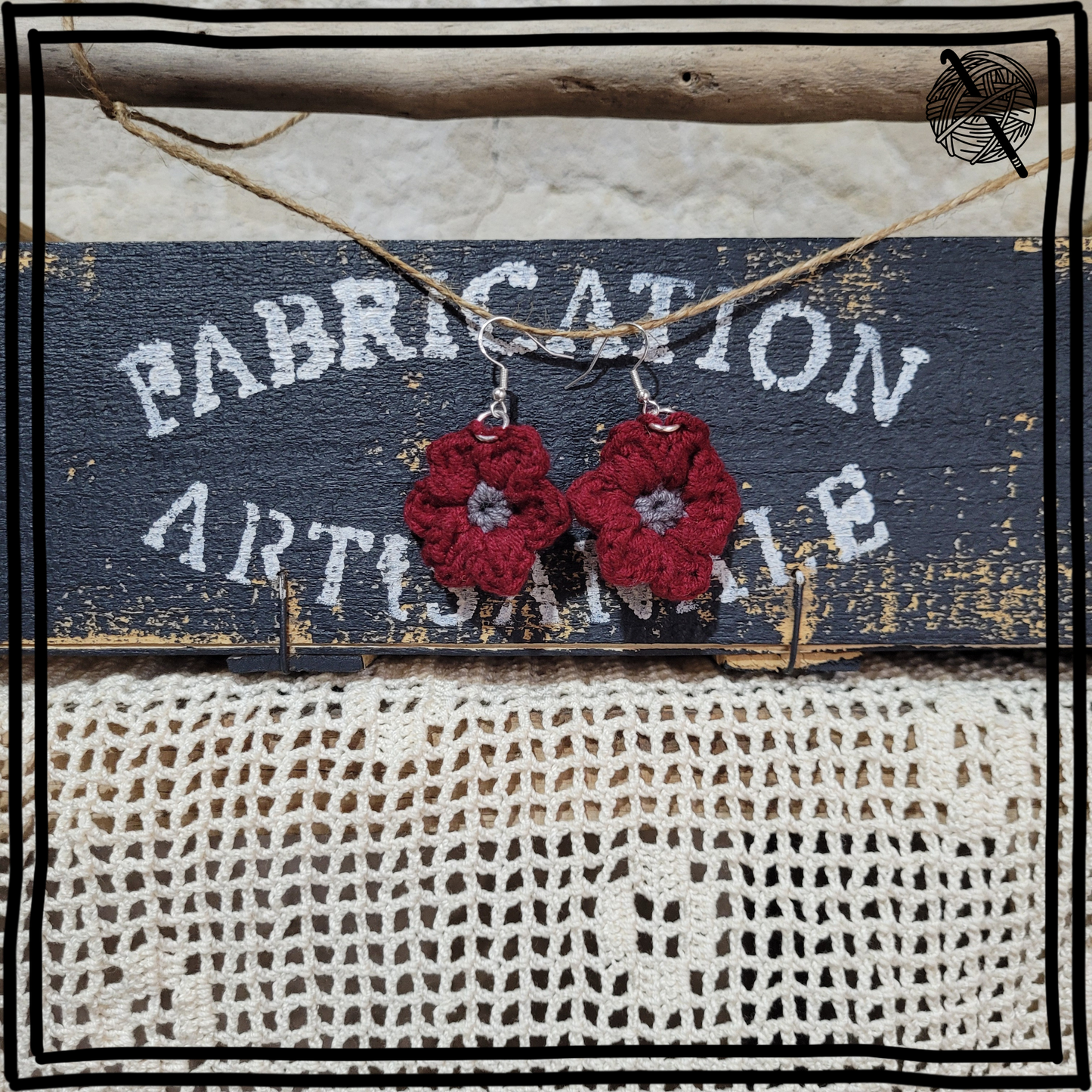 Boucles d'oreilles "fleur"