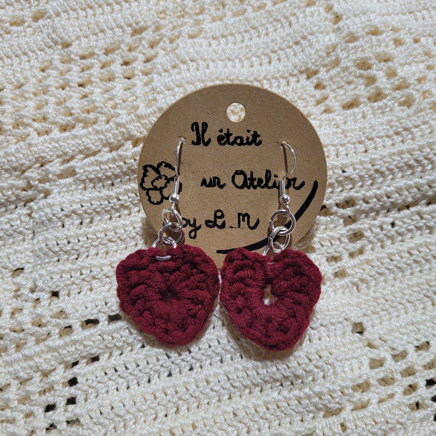 Boucles d'oreilles "coeur"
