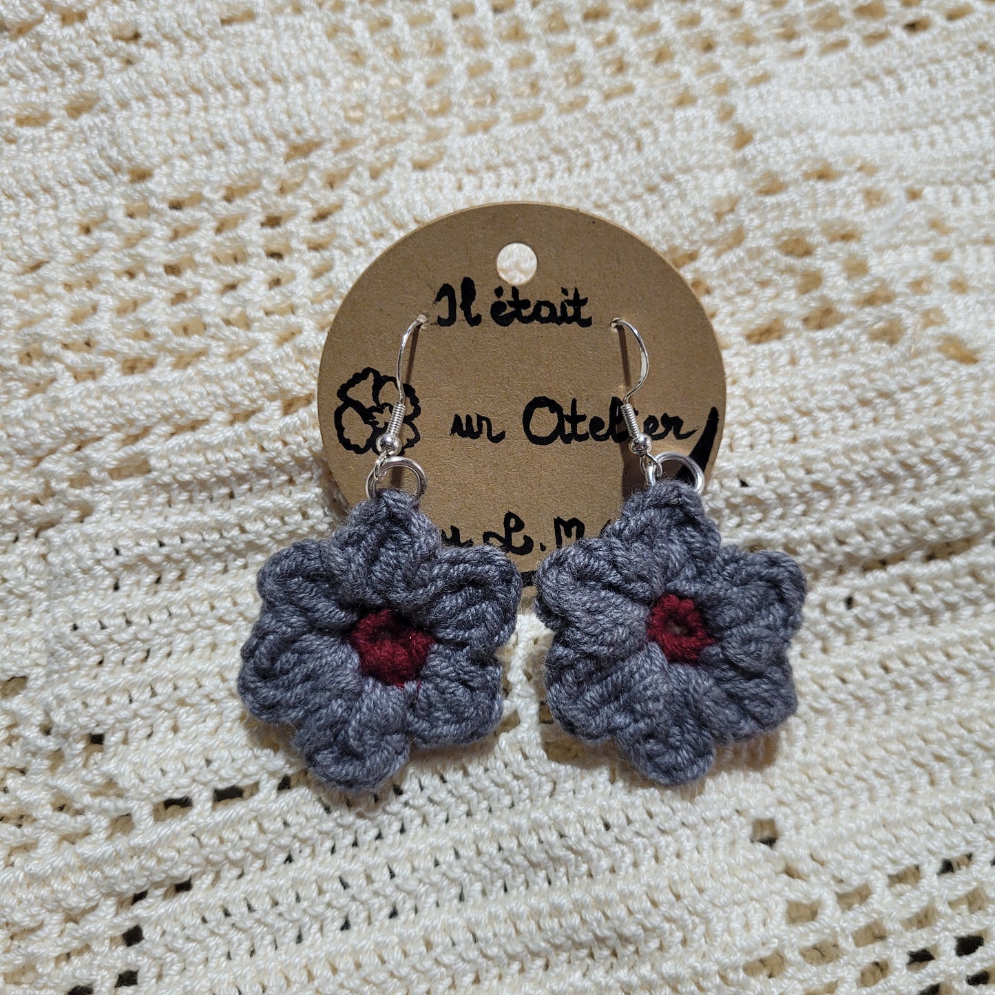 Boucles d'oreilles "fleur"